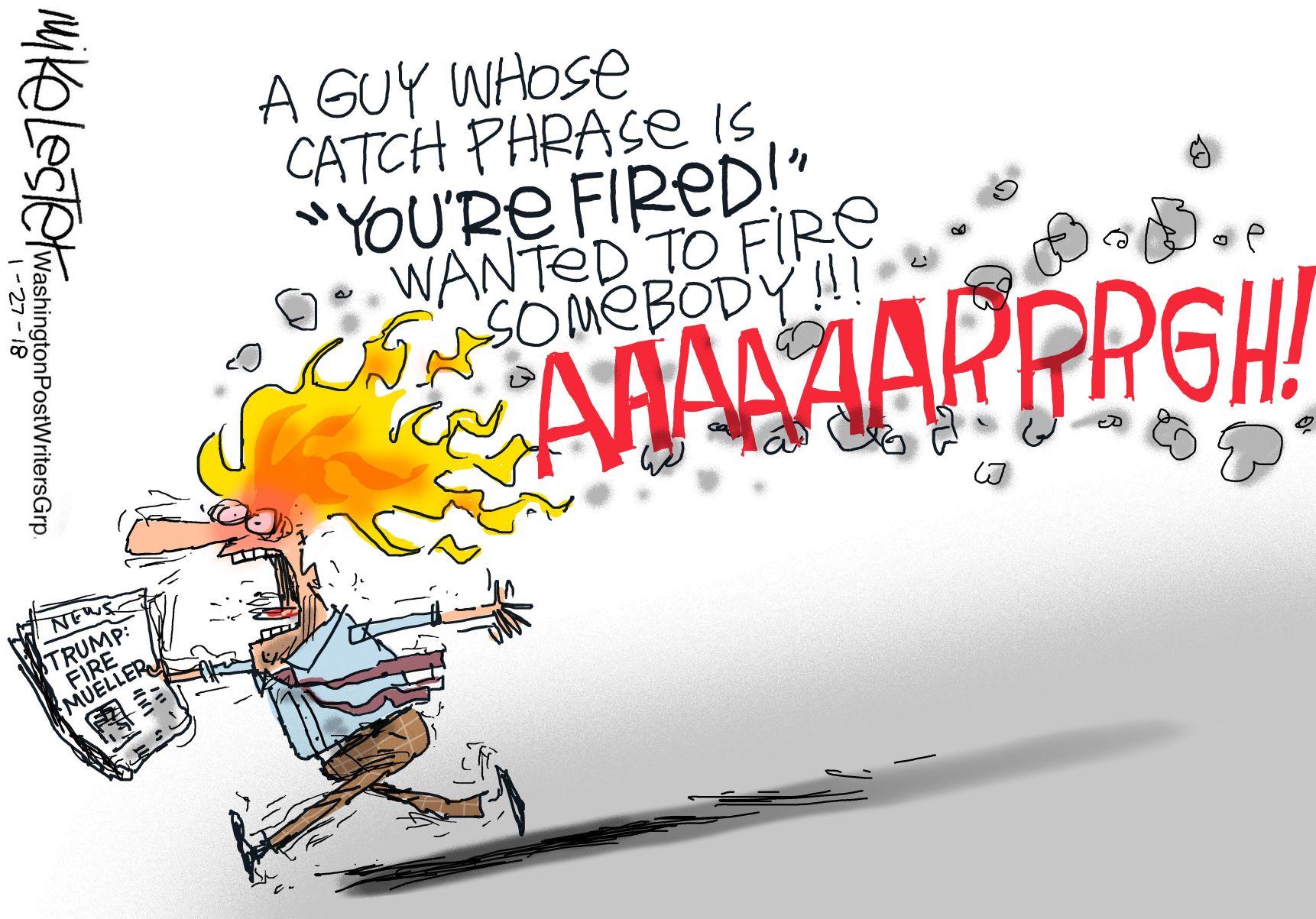 Mike Lester cartoon